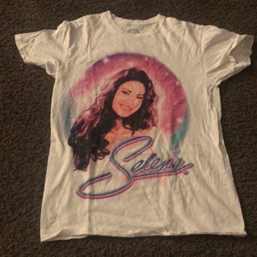 White Selena T-Shirt | Official Merchandise